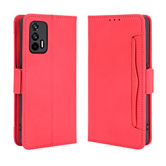 Handytasche Stand Schutzhülle Flip Leder Hülle BY3 für Realme GT 5G Rot