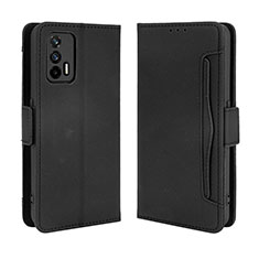 Handytasche Stand Schutzhülle Flip Leder Hülle BY3 für Realme GT 5G Schwarz