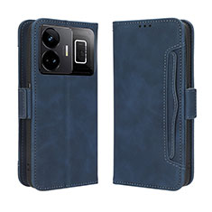 Handytasche Stand Schutzhülle Flip Leder Hülle BY3 für Realme GT3 5G Blau