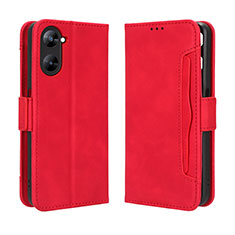 Handytasche Stand Schutzhülle Flip Leder Hülle BY3 für Realme V30 5G Rot