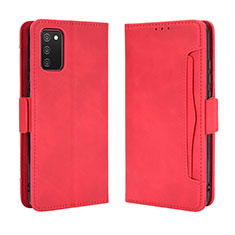 Handytasche Stand Schutzhülle Flip Leder Hülle BY3 für Samsung Galaxy A02s Rot