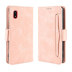 Handytasche Stand Schutzhülle Flip Leder Hülle BY3 für Samsung Galaxy A20 SC-02M SCV46 Rosa