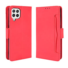 Handytasche Stand Schutzhülle Flip Leder Hülle BY3 für Samsung Galaxy A22 4G Rot