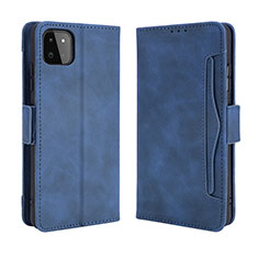 Handytasche Stand Schutzhülle Flip Leder Hülle BY3 für Samsung Galaxy A22s 5G Blau