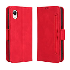 Handytasche Stand Schutzhülle Flip Leder Hülle BY3 für Samsung Galaxy A23e 5G Rot