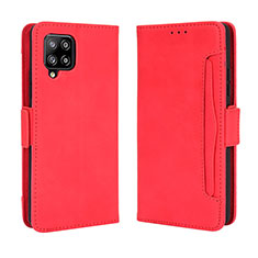 Handytasche Stand Schutzhülle Flip Leder Hülle BY3 für Samsung Galaxy A42 5G Rot