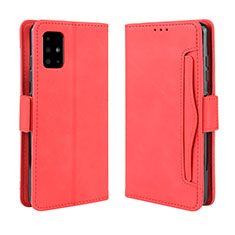 Handytasche Stand Schutzhülle Flip Leder Hülle BY3 für Samsung Galaxy A51 5G Rot