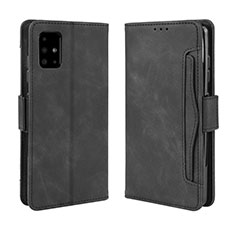 Handytasche Stand Schutzhülle Flip Leder Hülle BY3 für Samsung Galaxy A51 5G Schwarz