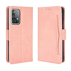 Handytasche Stand Schutzhülle Flip Leder Hülle BY3 für Samsung Galaxy A52 4G Rosa