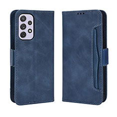 Handytasche Stand Schutzhülle Flip Leder Hülle BY3 für Samsung Galaxy A53 5G Blau