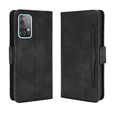 Handytasche Stand Schutzhülle Flip Leder Hülle BY3 für Samsung Galaxy A72 4G Schwarz