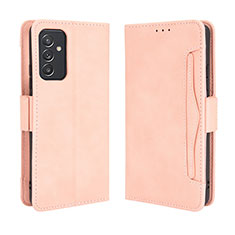 Handytasche Stand Schutzhülle Flip Leder Hülle BY3 für Samsung Galaxy A82 5G Rosa