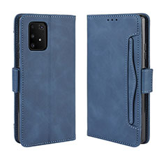 Handytasche Stand Schutzhülle Flip Leder Hülle BY3 für Samsung Galaxy A91 Blau