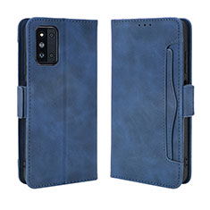 Handytasche Stand Schutzhülle Flip Leder Hülle BY3 für Samsung Galaxy F52 5G Blau