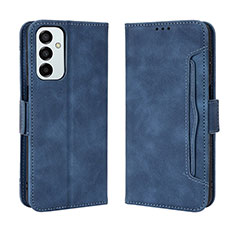 Handytasche Stand Schutzhülle Flip Leder Hülle BY3 für Samsung Galaxy M23 5G Blau