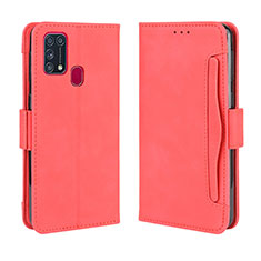 Handytasche Stand Schutzhülle Flip Leder Hülle BY3 für Samsung Galaxy M31 Rot