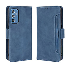 Handytasche Stand Schutzhülle Flip Leder Hülle BY3 für Samsung Galaxy M52 5G Blau