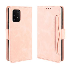 Handytasche Stand Schutzhülle Flip Leder Hülle BY3 für Samsung Galaxy M80S Rosa