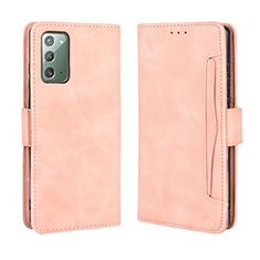 Handytasche Stand Schutzhülle Flip Leder Hülle BY3 für Samsung Galaxy S20 FE (2022) 5G Rosa