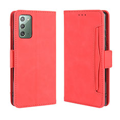 Handytasche Stand Schutzhülle Flip Leder Hülle BY3 für Samsung Galaxy S20 FE 4G Rot