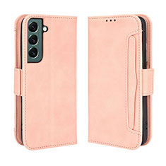 Handytasche Stand Schutzhülle Flip Leder Hülle BY3 für Samsung Galaxy S23 5G Rosa