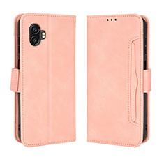 Handytasche Stand Schutzhülle Flip Leder Hülle BY3 für Samsung Galaxy XCover 6 Pro 5G Rosa