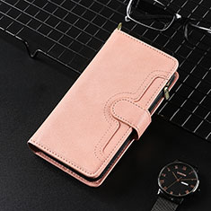 Handytasche Stand Schutzhülle Flip Leder Hülle BY3 für Sharp Aquos Sense8 Rosegold