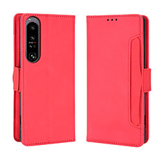 Handytasche Stand Schutzhülle Flip Leder Hülle BY3 für Sony Xperia 1 IV SO-51C Rot