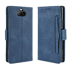 Handytasche Stand Schutzhülle Flip Leder Hülle BY3 für Sony Xperia 8 Lite Blau