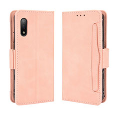 Handytasche Stand Schutzhülle Flip Leder Hülle BY3 für Sony Xperia Ace II SO-41B Rosa