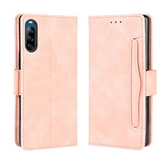 Handytasche Stand Schutzhülle Flip Leder Hülle BY3 für Sony Xperia L4 Rosa