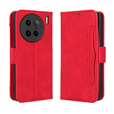 Handytasche Stand Schutzhülle Flip Leder Hülle BY3 für Vivo X90 Pro 5G Rot