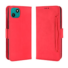 Handytasche Stand Schutzhülle Flip Leder Hülle BY3 für Wiko T10 Rot