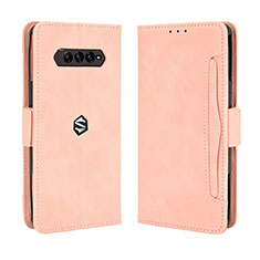 Handytasche Stand Schutzhülle Flip Leder Hülle BY3 für Xiaomi Black Shark 4 Pro 5G Rosa