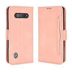 Handytasche Stand Schutzhülle Flip Leder Hülle BY3 für Xiaomi Black Shark 4S 5G Rosa