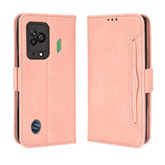 Handytasche Stand Schutzhülle Flip Leder Hülle BY3 für Xiaomi Black Shark 5 5G Rosa