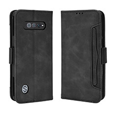 Handytasche Stand Schutzhülle Flip Leder Hülle BY3 für Xiaomi Black Shark 5 RS 5G Schwarz