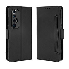 Handytasche Stand Schutzhülle Flip Leder Hülle BY3 für Xiaomi Mi 10S 5G Schwarz