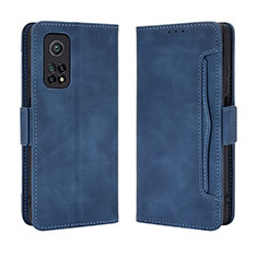 Handytasche Stand Schutzhülle Flip Leder Hülle BY3 für Xiaomi Mi 10T 5G Blau