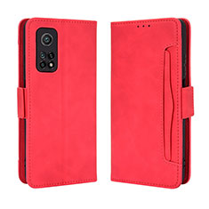 Handytasche Stand Schutzhülle Flip Leder Hülle BY3 für Xiaomi Mi 10T 5G Rot