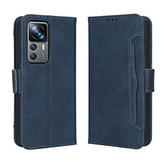 Handytasche Stand Schutzhülle Flip Leder Hülle BY3 für Xiaomi Mi 12T 5G Blau