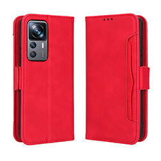 Handytasche Stand Schutzhülle Flip Leder Hülle BY3 für Xiaomi Mi 12T 5G Rot