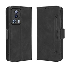 Handytasche Stand Schutzhülle Flip Leder Hülle BY3 für Xiaomi Mi 13 Lite 5G Schwarz