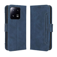 Handytasche Stand Schutzhülle Flip Leder Hülle BY3 für Xiaomi Mi 13 Pro 5G Blau