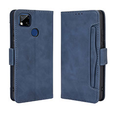 Handytasche Stand Schutzhülle Flip Leder Hülle BY3 für Xiaomi POCO C31 Blau