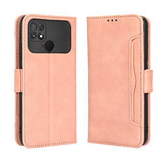 Handytasche Stand Schutzhülle Flip Leder Hülle BY3 für Xiaomi Poco C40 Rosa