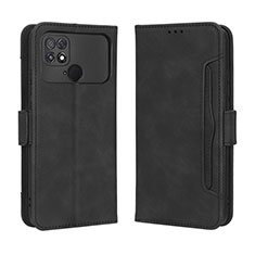 Handytasche Stand Schutzhülle Flip Leder Hülle BY3 für Xiaomi Poco C40 Schwarz