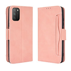 Handytasche Stand Schutzhülle Flip Leder Hülle BY3 für Xiaomi Poco M3 Rosa