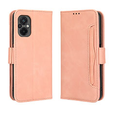 Handytasche Stand Schutzhülle Flip Leder Hülle BY3 für Xiaomi Poco M5 4G Rosa