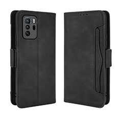 Handytasche Stand Schutzhülle Flip Leder Hülle BY3 für Xiaomi Poco X3 GT 5G Schwarz